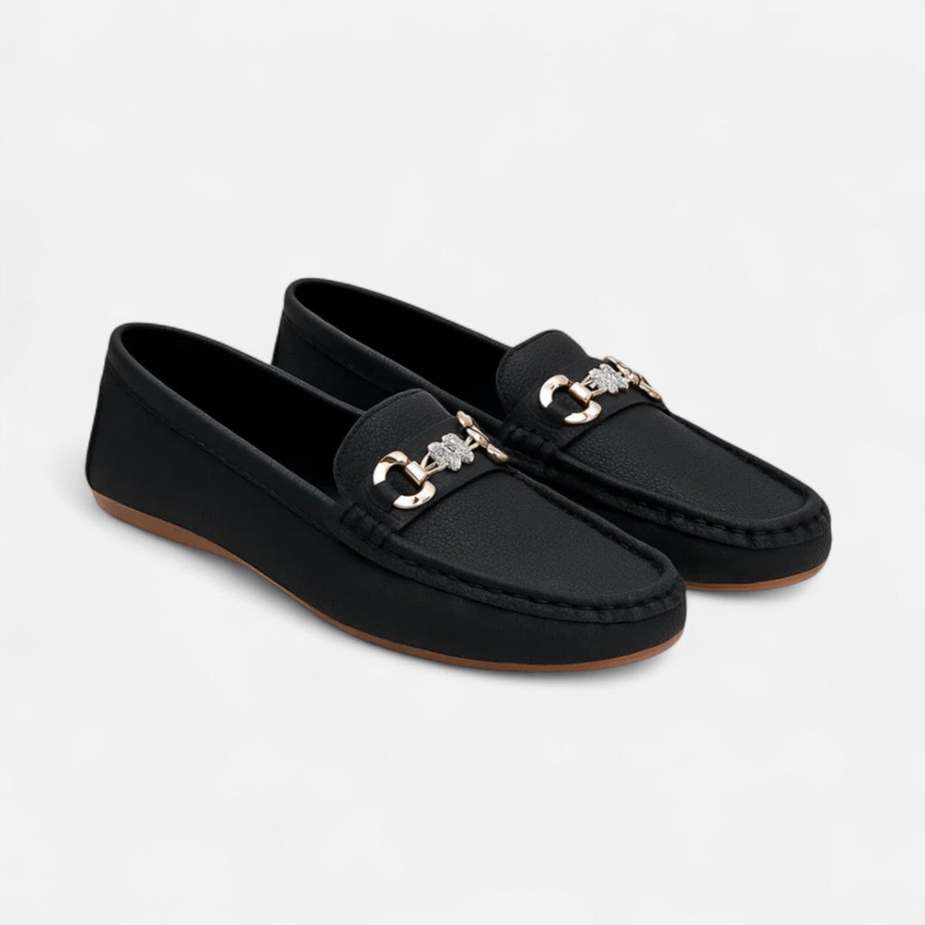 Modero | Mocassins femme à mors métallique