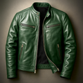 Veste En Cuir Vintage Pour Homme – Un Modèle Intemporel AU Style Classique, Idéal Pour Un Confort AU Quotidien Et Des Tenues Décontractées