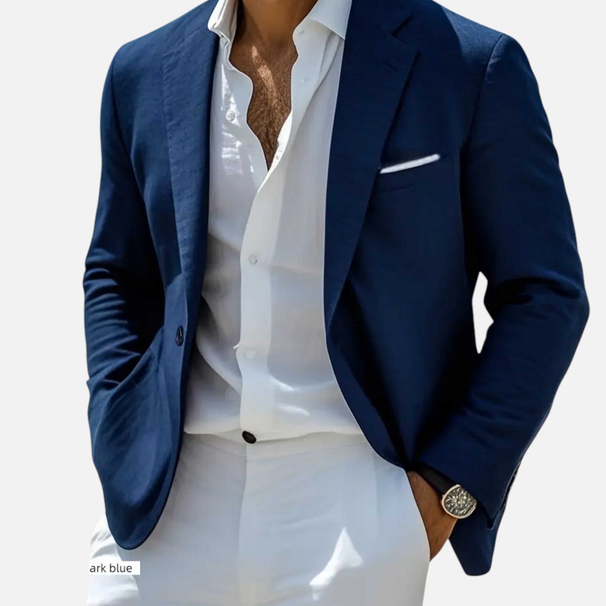 Modero | Blazer homme simple boutonnage, coupe structurée