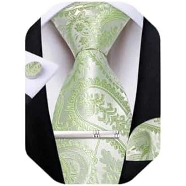 Ensemble Cravate Pour Homme À Motif Paisley : Un Accessoire Élégant Pour Les Mariages, Les Occasions Festives Et Les Événements Spéciaux