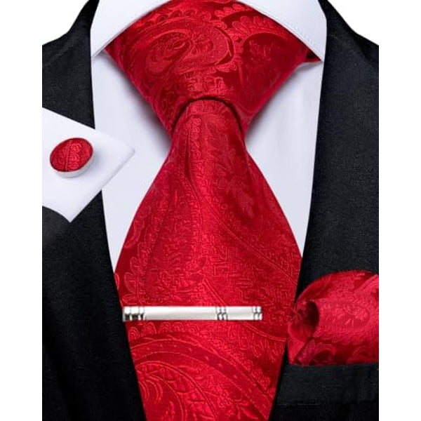 Ensemble Cravate Pour Homme À Motif Paisley : Un Accessoire Élégant Pour Les Mariages, Les Occasions Festives Et Les Événements Spéciaux