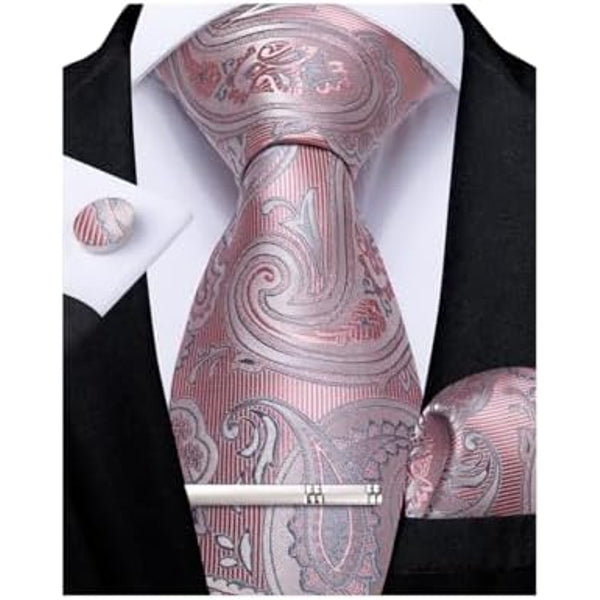 Ensemble Cravate Pour Homme À Motif Paisley : Un Accessoire Élégant Pour Les Mariages, Les Occasions Festives Et Les Événements Spéciaux