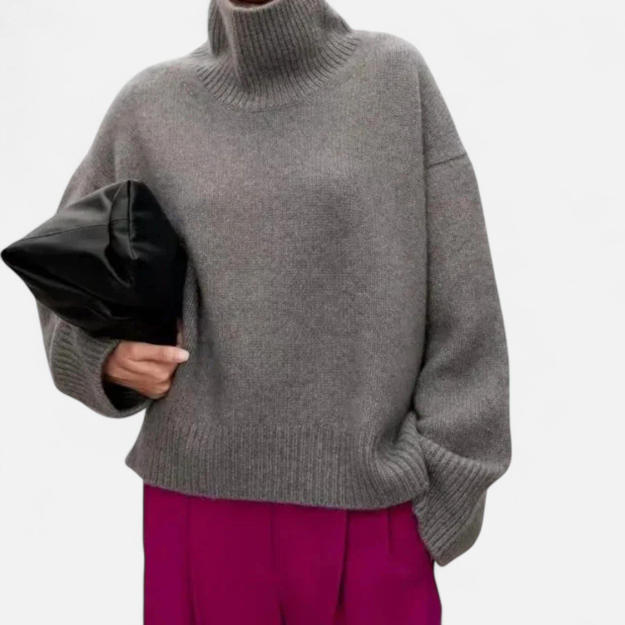 Modero | Pull femme à col roulé