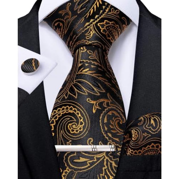 Ensemble Cravate Pour Homme À Motif Paisley : Un Accessoire Élégant Pour Les Mariages, Les Occasions Festives Et Les Événements Spéciaux