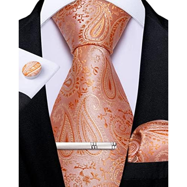 Ensemble Cravate Pour Homme À Motif Paisley : Un Accessoire Élégant Pour Les Mariages, Les Occasions Festives Et Les Événements Spéciaux