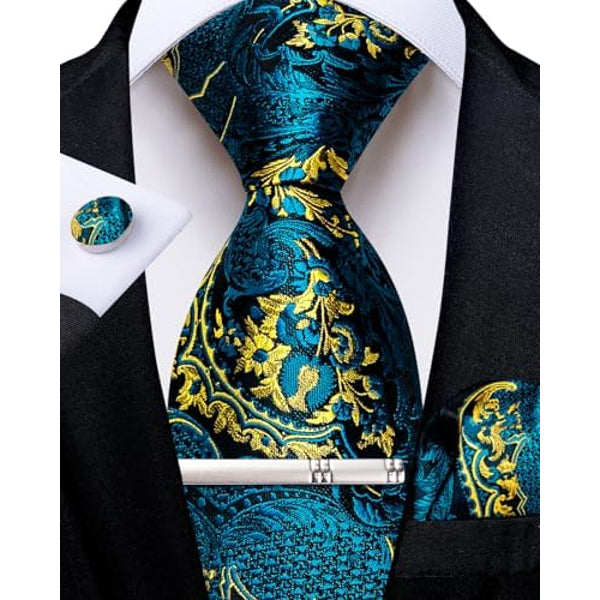 Ensemble Cravate Pour Homme À Motif Paisley : Un Accessoire Élégant Pour Les Mariages, Les Occasions Festives Et Les Événements Spéciaux