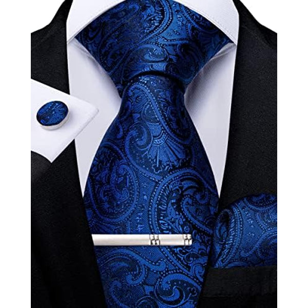 Ensemble Cravate Pour Homme À Motif Paisley : Un Accessoire Élégant Pour Les Mariages, Les Occasions Festives Et Les Événements Spéciaux