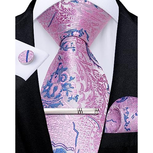Ensemble Cravate Pour Homme À Motif Paisley : Un Accessoire Élégant Pour Les Mariages, Les Occasions Festives Et Les Événements Spéciaux