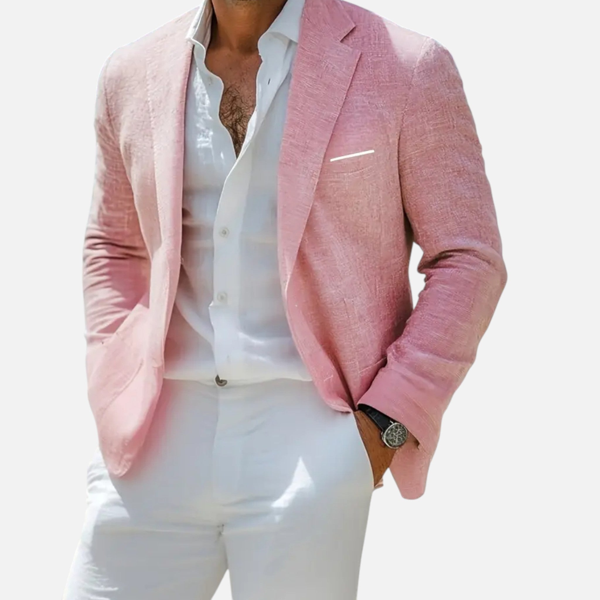 Modero | Blazer homme simple boutonnage, coupe structurée
