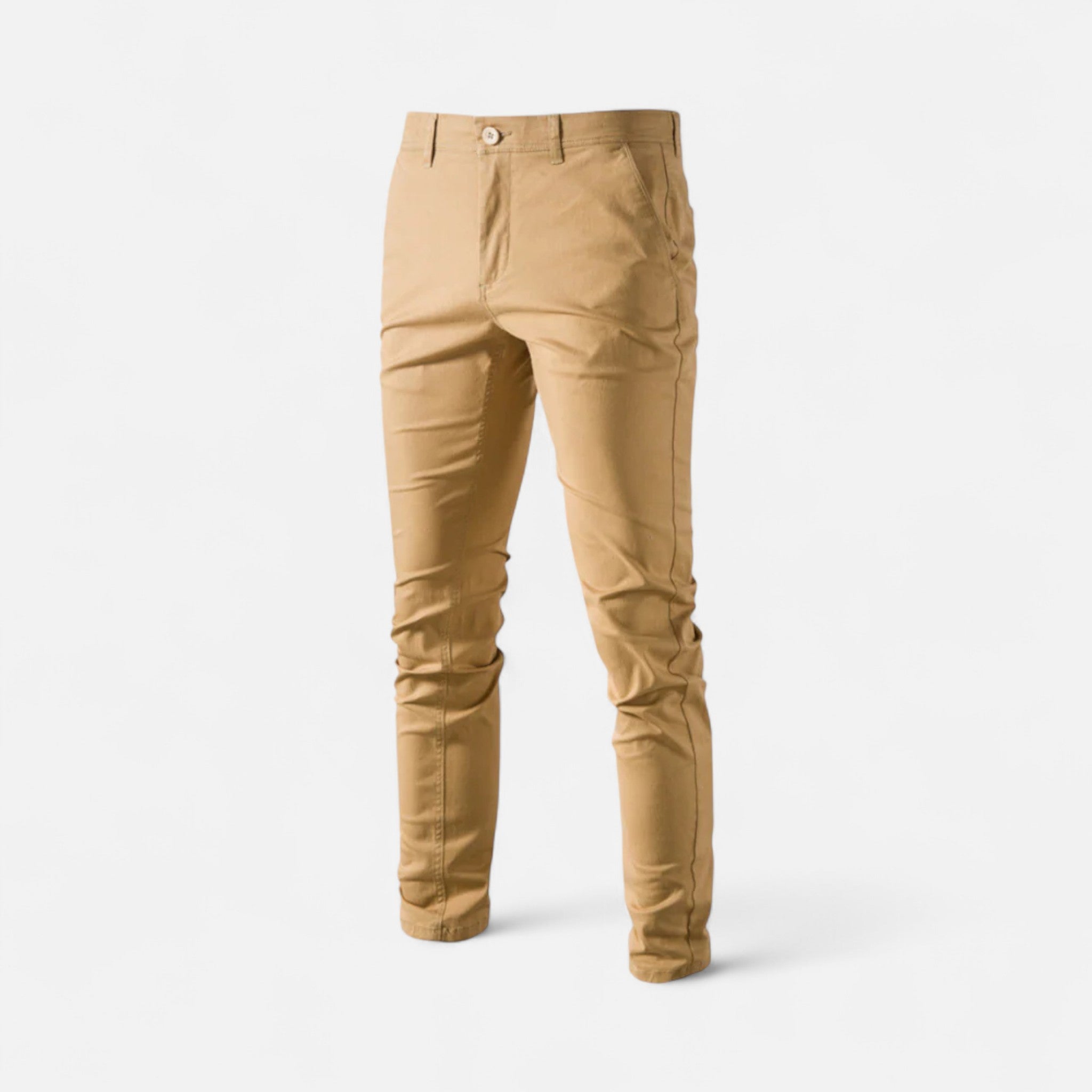 Modero | Chino homme en coton, coupe tailleur