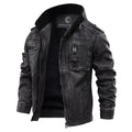 Veste En Cuir Pour Homme Dotée De Nombreuses Poches : Un Modèle Structuré Et Fonctionnel, Idéal Pour L'automne, L'hiver Et AU Quotidien
