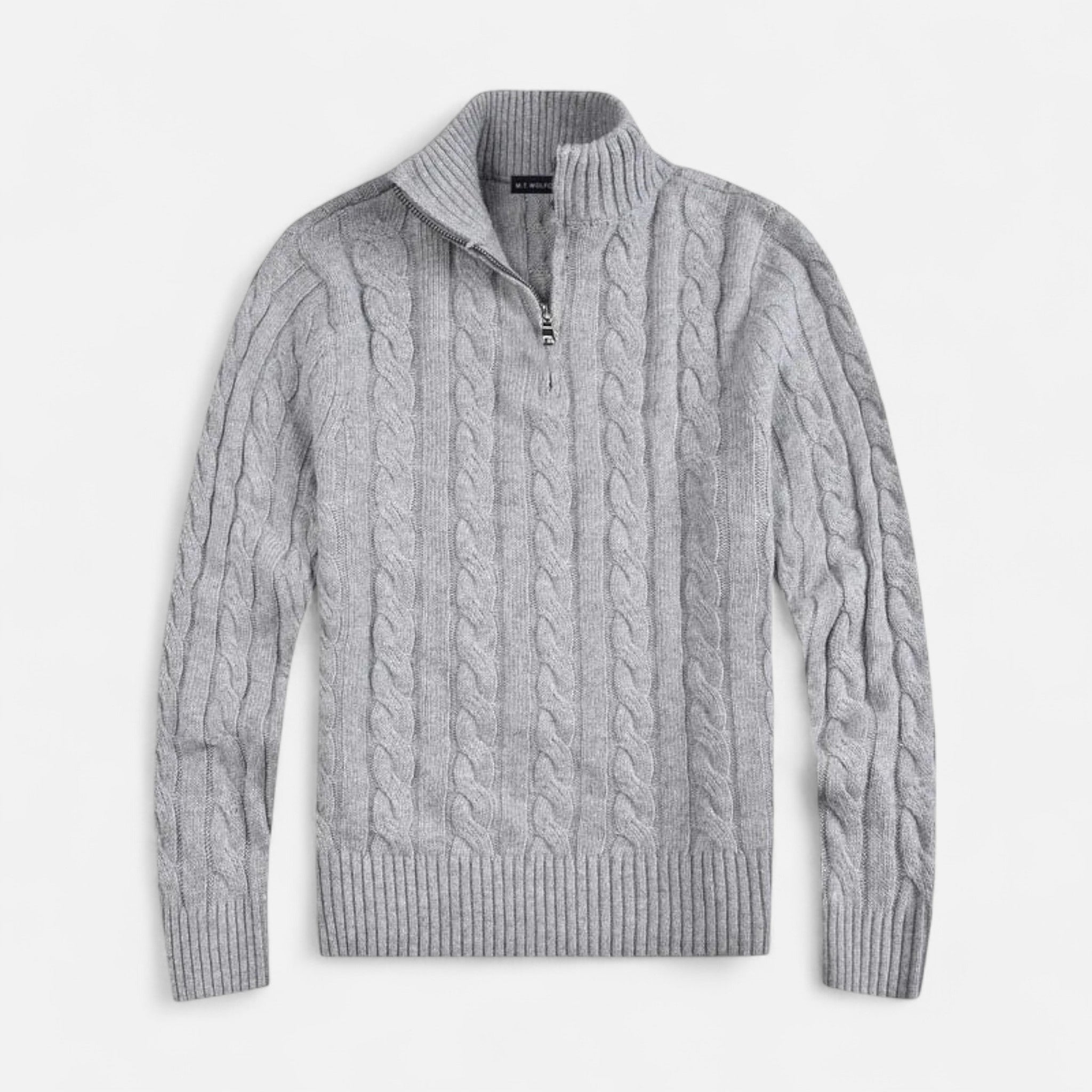 Modero | Pull homme demi-zip, style old money