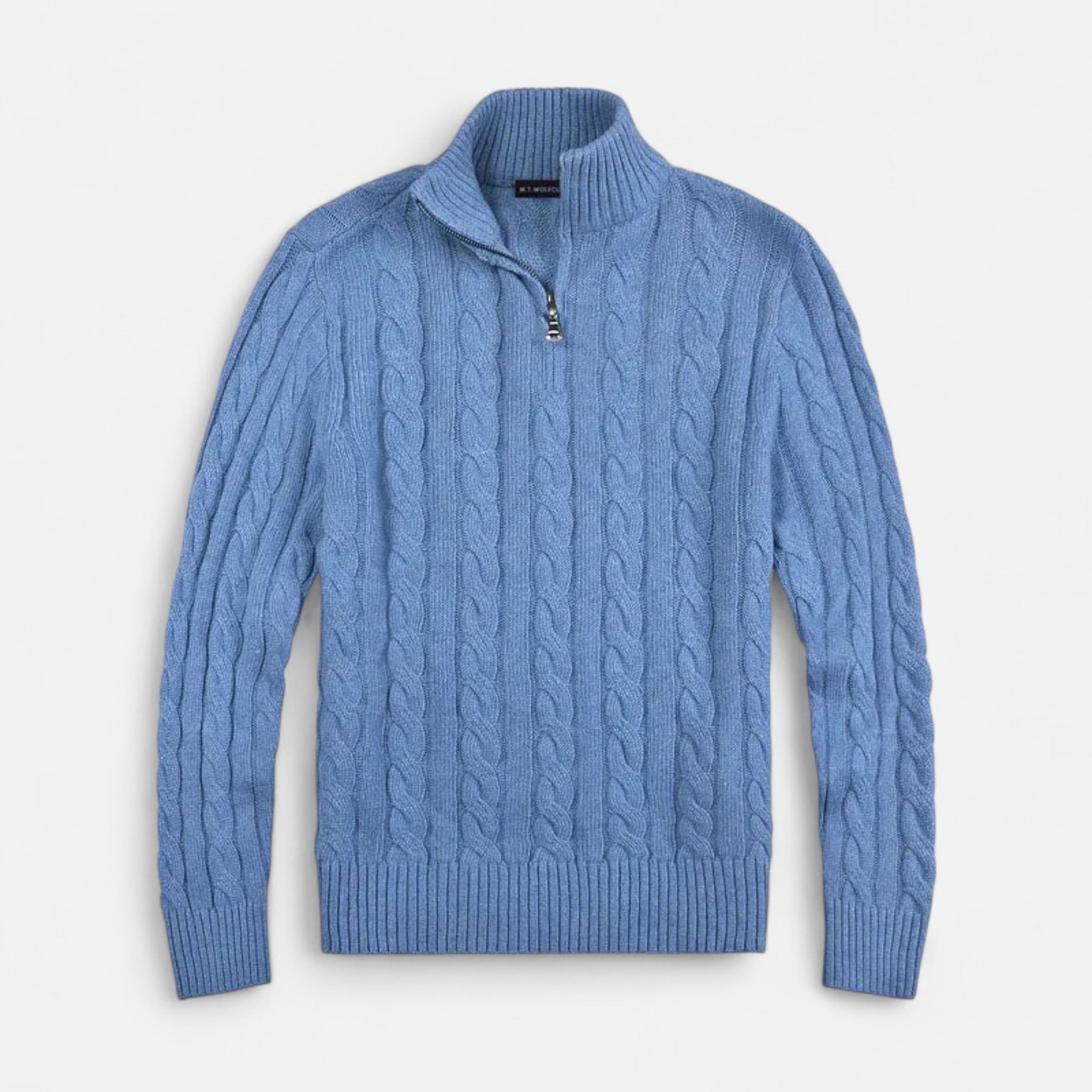 Modero | Pull homme demi-zip, style old money
