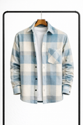Surchemise À Carreaux Pour Homme – Une Veste-chemise Chaude Et Confortable, Idéale Pour Des Superpositions Polyvalentes Et Un Usage Quotidien