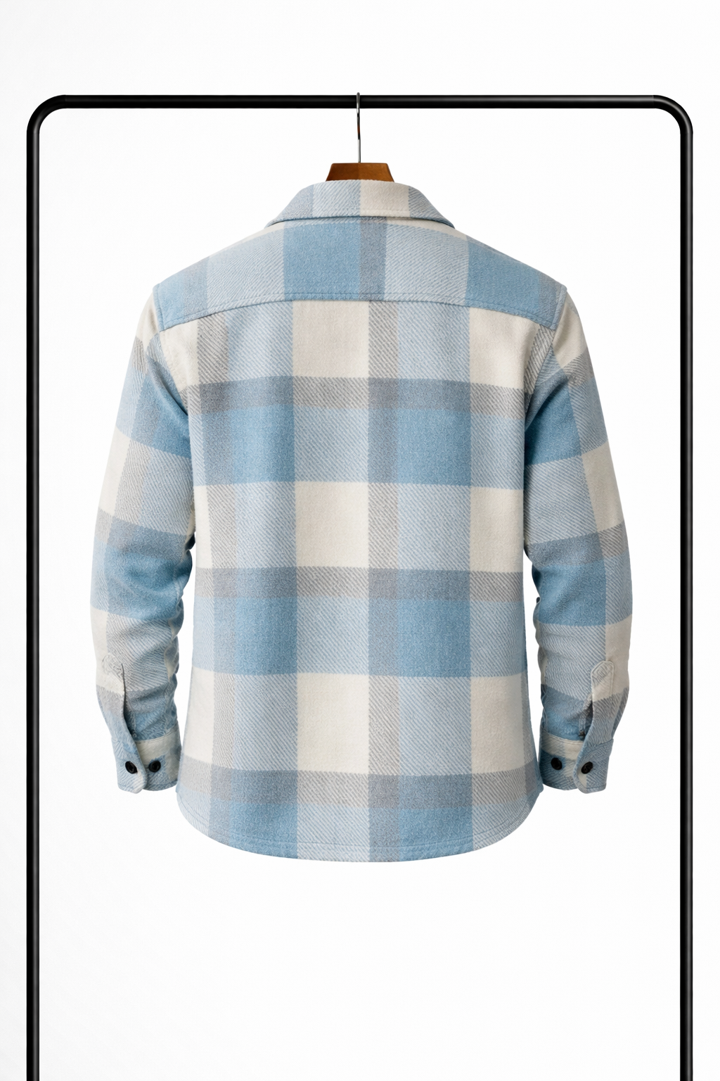 Surchemise À Carreaux Pour Homme – Une Veste-chemise Chaude Et Confortable, Idéale Pour Des Superpositions Polyvalentes Et Un Usage Quotidien