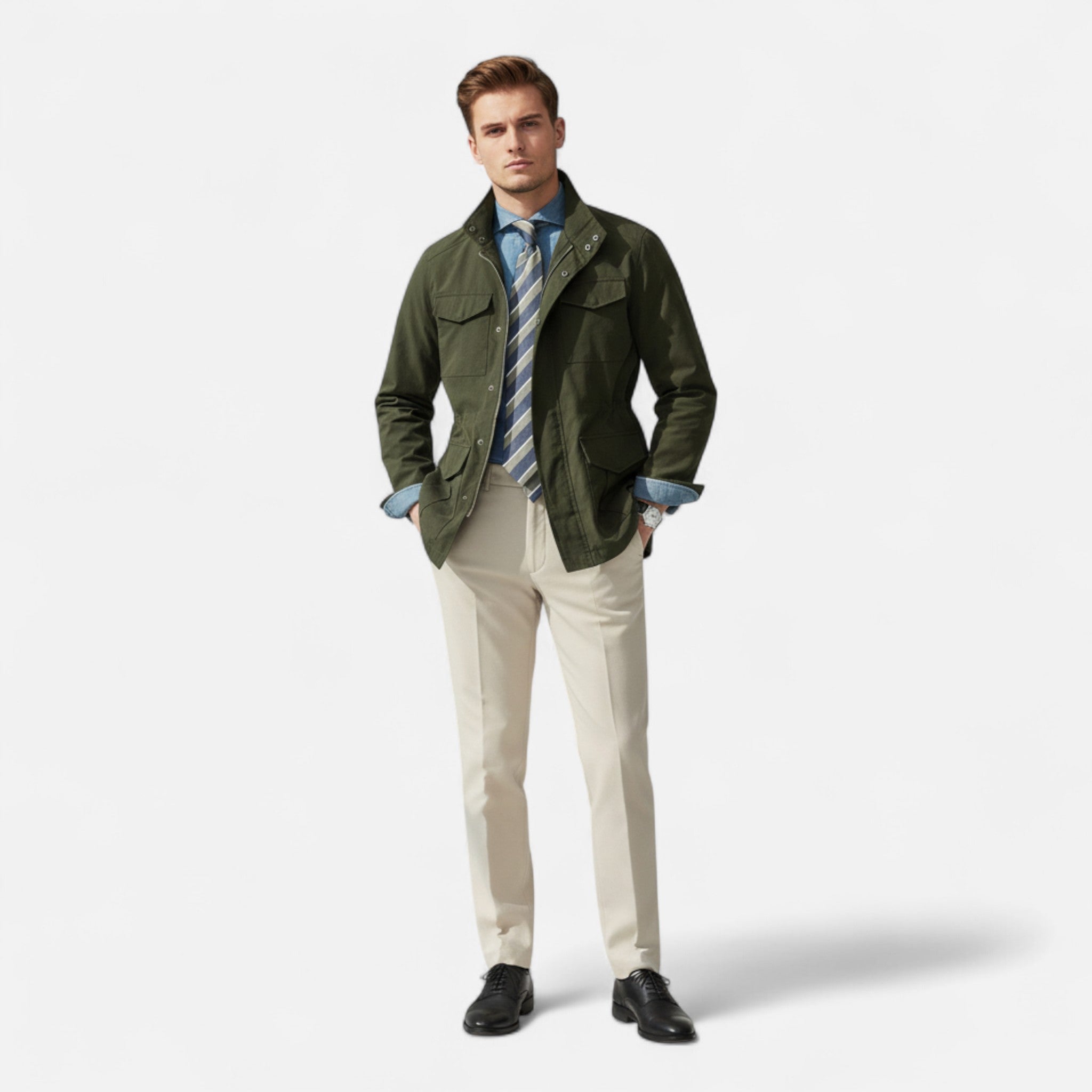 Modero | Parka de chasse homme, esprit héritage