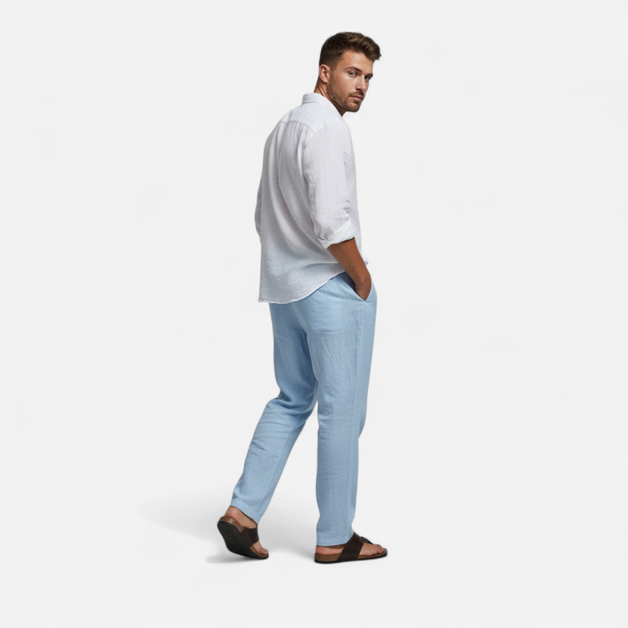 Modero | Pantalon homme coupe décontractée, léger