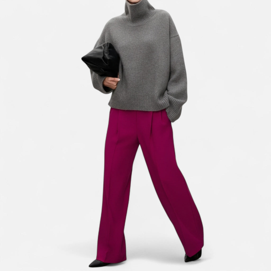 Modero | Pull femme à col roulé