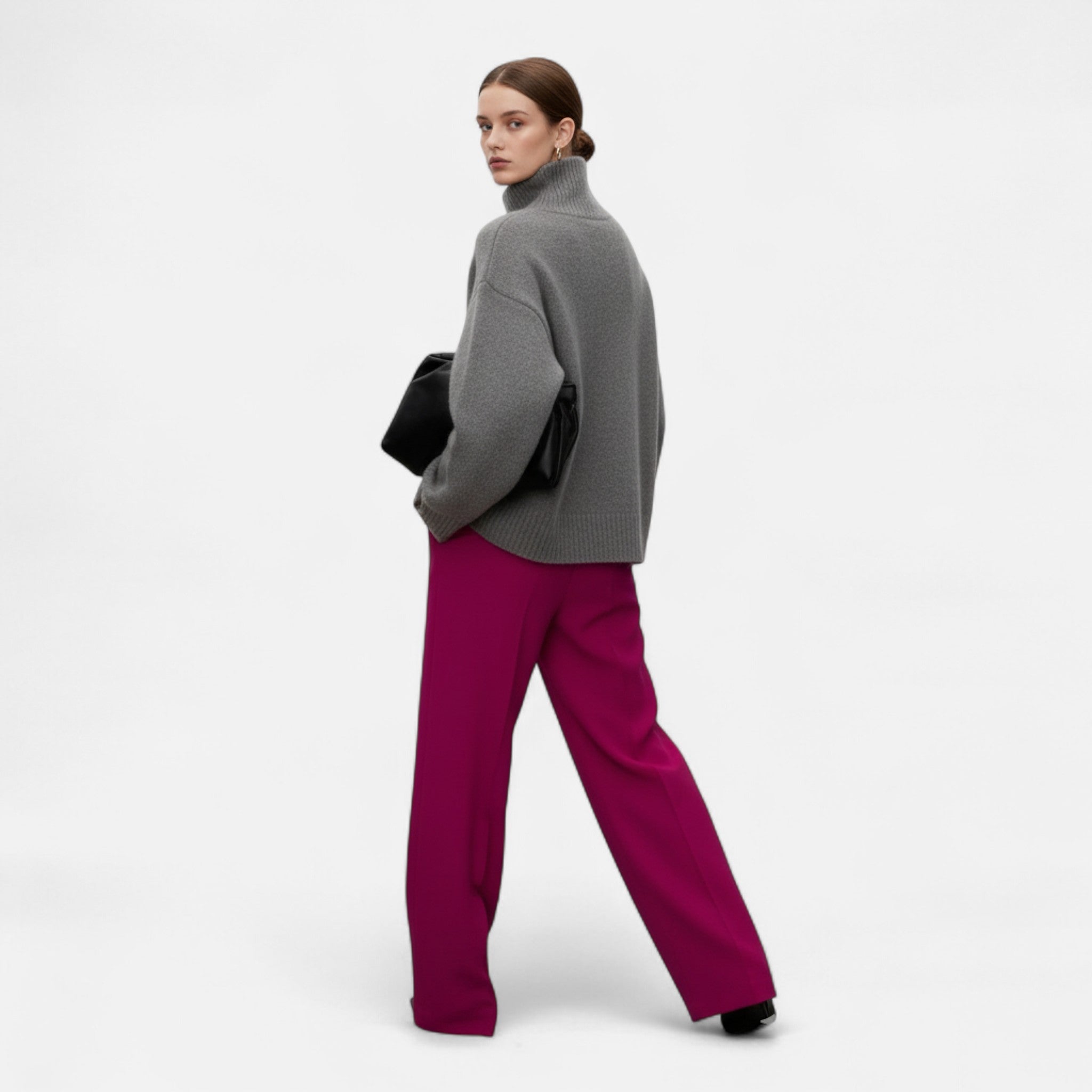 Modero | Pull femme à col roulé