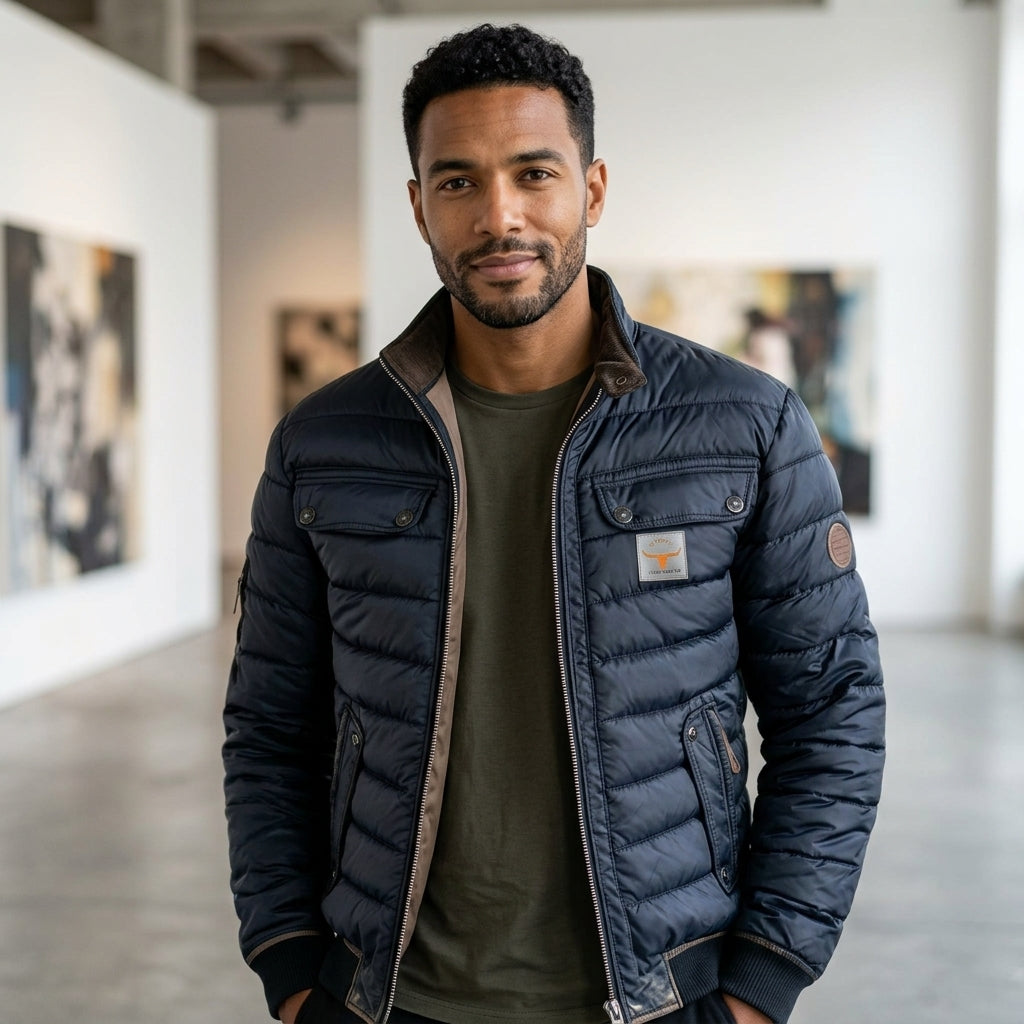 Veste Matelassée Pour Homme – Une Veste De Mi-saison Légère Et Chaude, Idéale Pour Un Style Chic Et Décontracté Et Pour Un Usage Quotidien