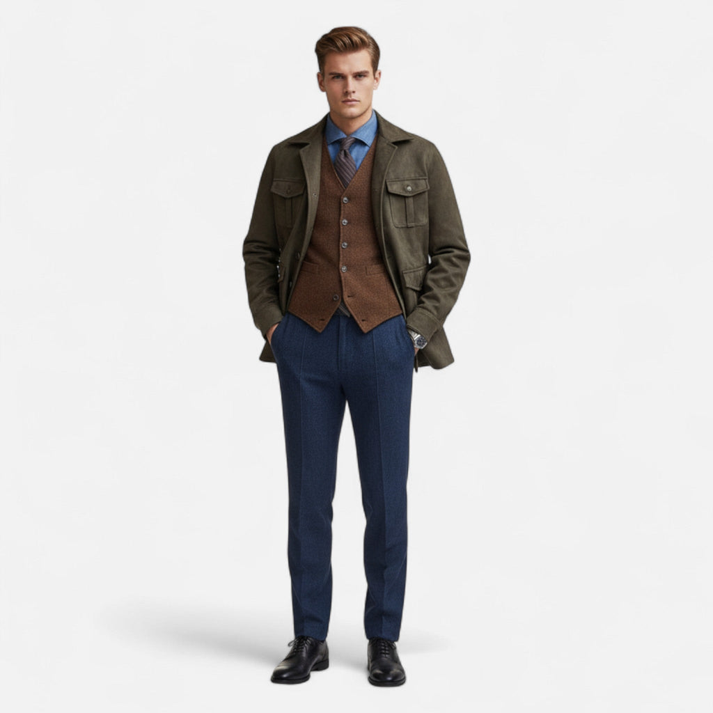 Modero | Veste de chasse homme, esprit héritage