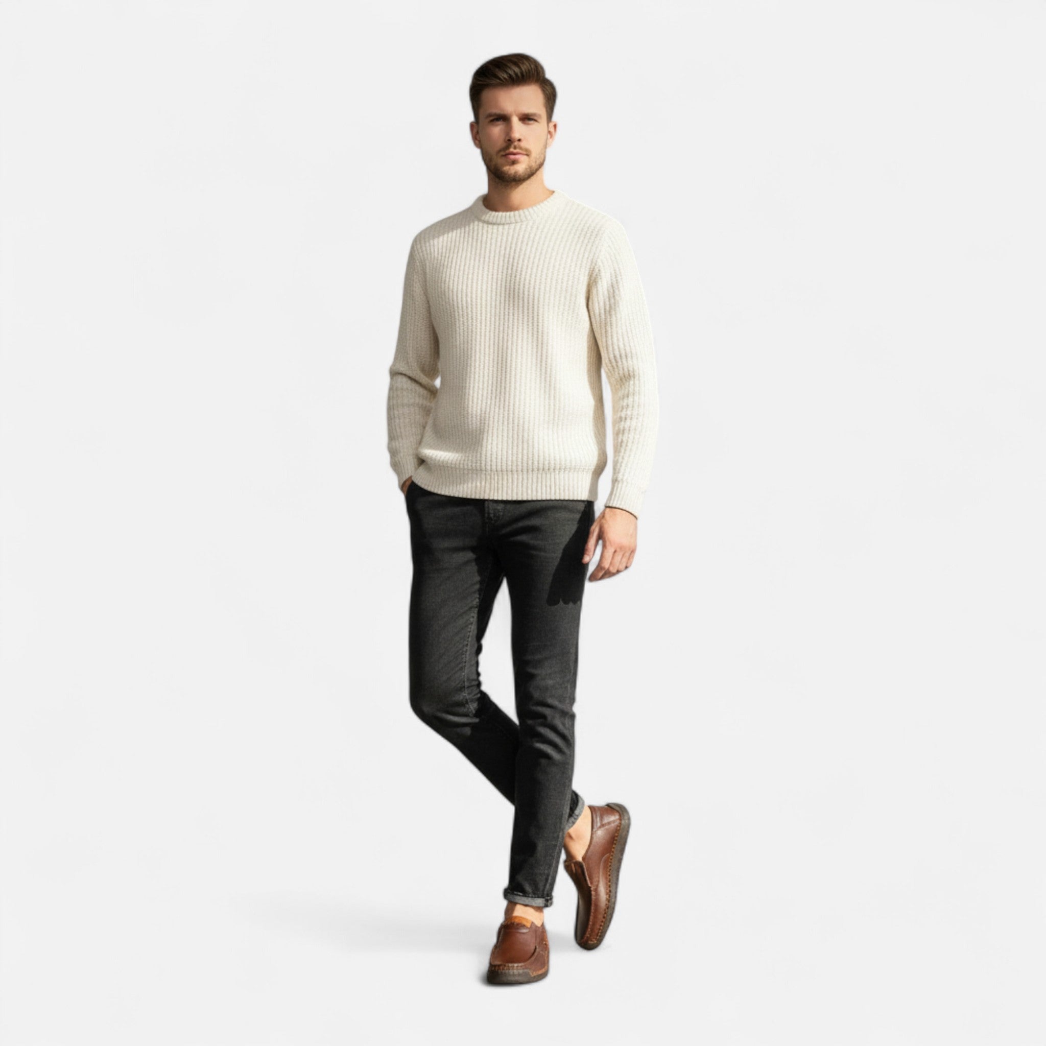 Modero | Chaussures homme à enfiler, semelle légère