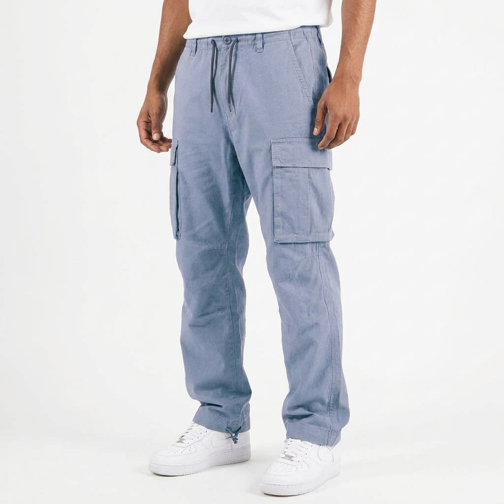 Pantalon Cargo Pour Homme À La Coupe Ample Et Doté De Nombreuses Poches — Un Pantalon Fonctionnel De Style Streetwear, Idéal Pour Un Usage Quotidien