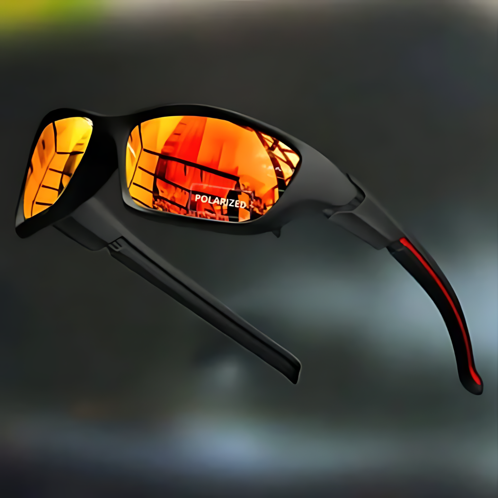 Lunettes De Soleil De Sport Polarisées Pour Homme, AU Design Enveloppant Et Dotées D'une Protection Uv400 – Lunettes De Soleil Pour Le Sport Et Les Activités De Plein Air