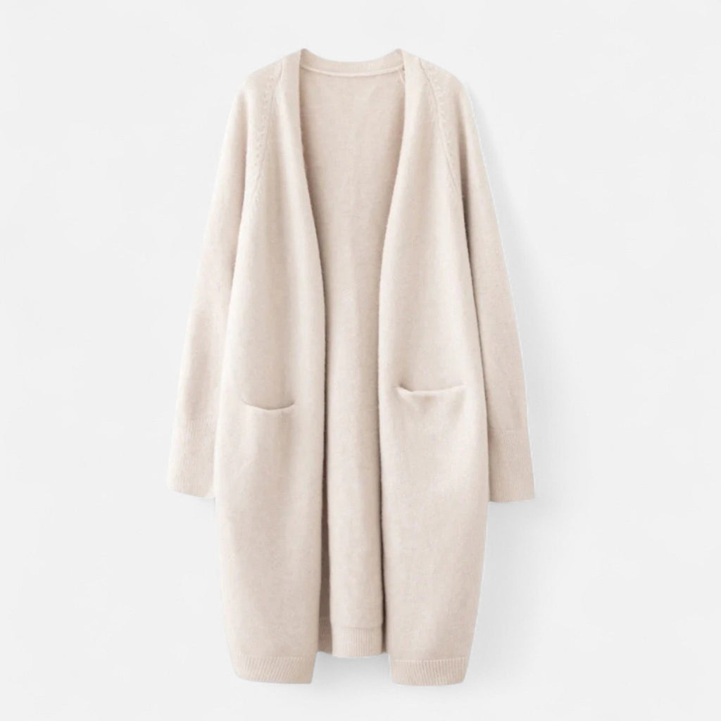 Modero | Cardigan long ouvert femme, coupe fluide