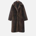 Modero | Trench long femme en fausse fourrure