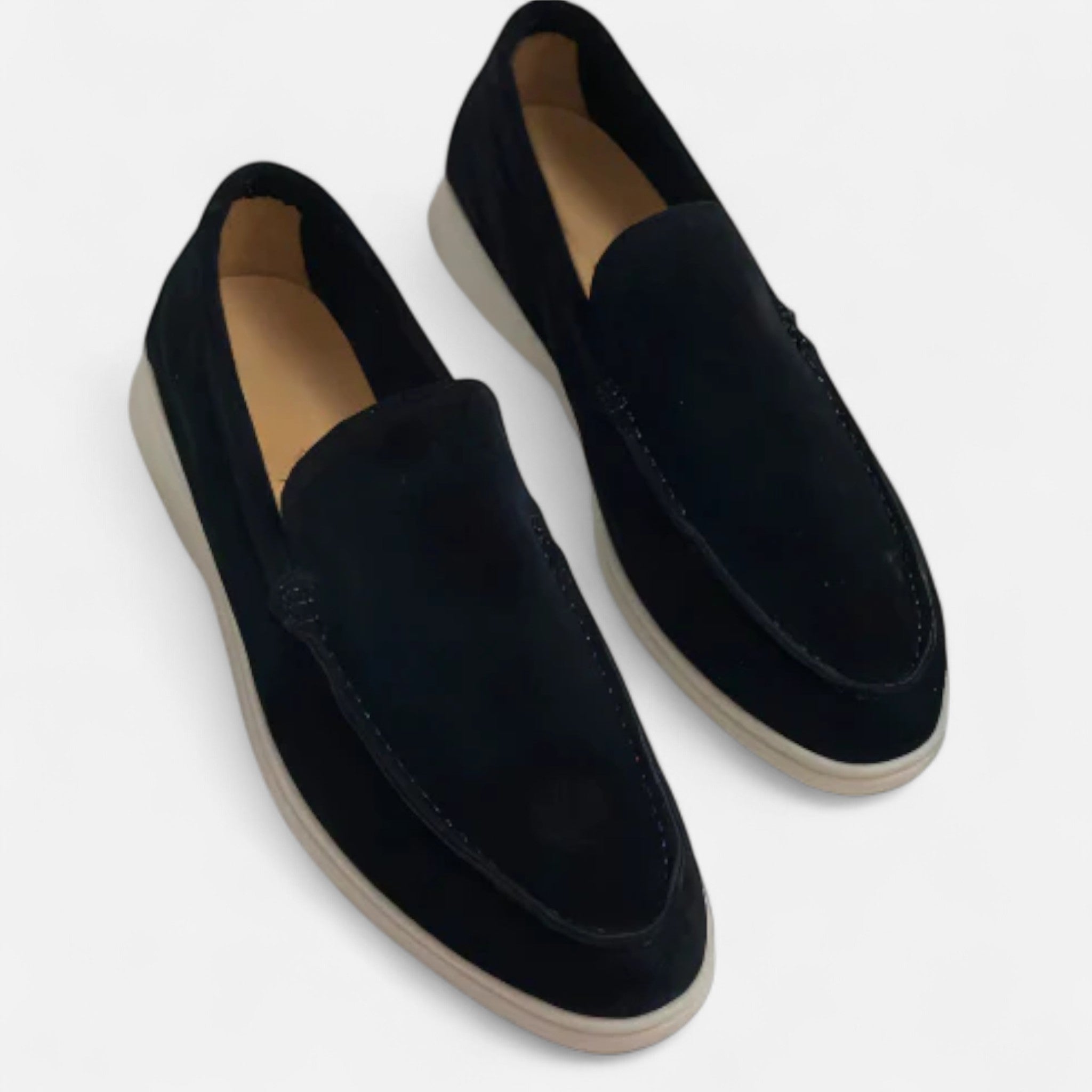 Modero | Mocassins homme à enfiler, texture souple