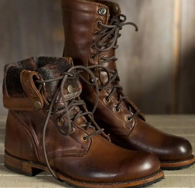 Bottes En Cuir Pour Femme, À La Coupe Souple Et Dotées D'une Doublure Douce : Des Bottes Confortables À Porter AU Quotidien, Toute La Journée
