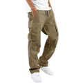 Pantalon Cargo Pour Homme À La Coupe Ample Et Doté De Nombreuses Poches — Un Pantalon Fonctionnel De Style Streetwear, Idéal Pour Un Usage Quotidien
