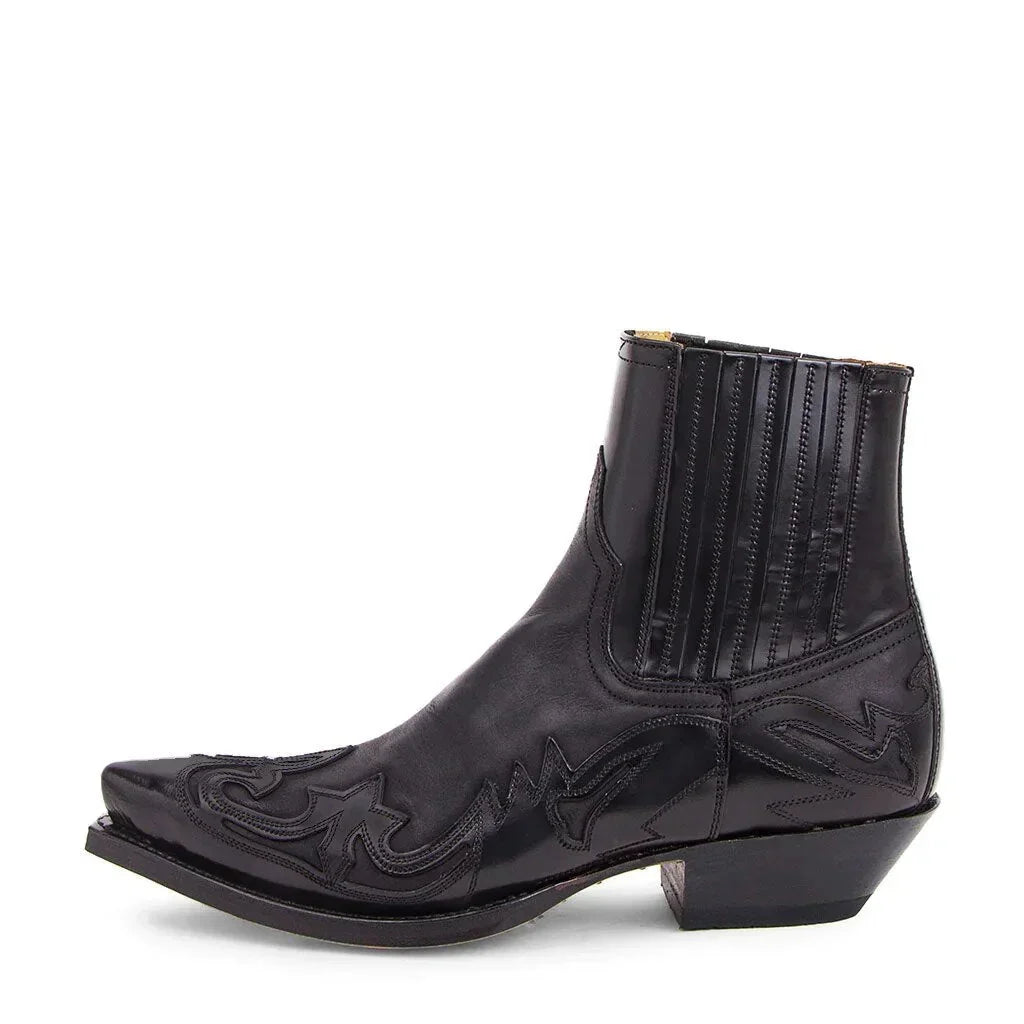 Bottines De Cow-boy En Cuir Pour Homme, À Bout Pointu : Des Bottes Western Classiques, Idéales Pour Les Tenues Modernes Et Les Looks Décontractés Du Quotidien