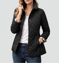Veste Mi-saison Matelassée Légère Pour Femme, Avec Fermeture À Boutons : Une Veste Élégante Et Confortable Pour Le Printemps Et L'automne