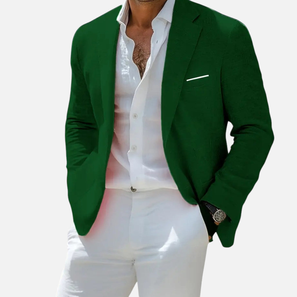 Modero | Blazer homme simple boutonnage, coupe structurée