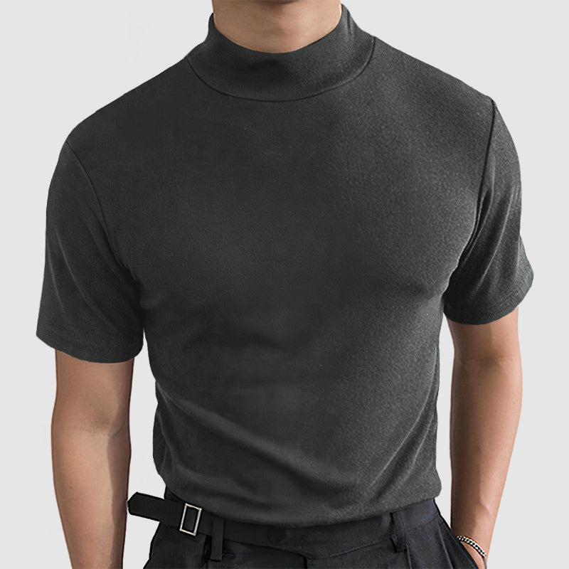 T-shirt en coton extensible pour homme – un t-shirt basique et confortable, à porter au quotidien tout au long de l'année, pour un look décontracté