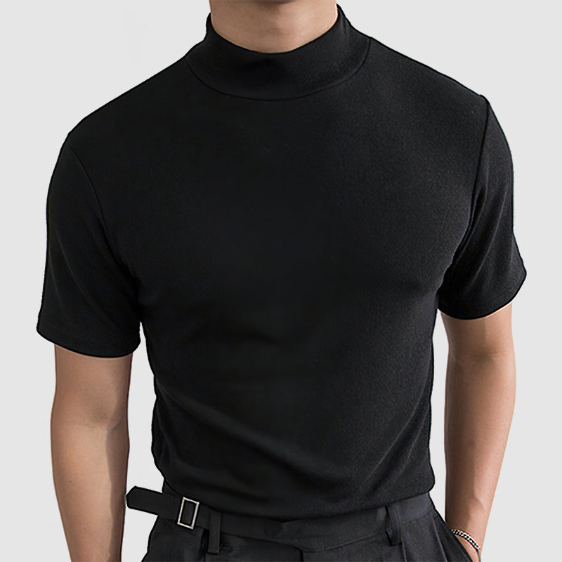 T-shirt en coton extensible pour homme – un t-shirt basique et confortable, à porter au quotidien tout au long de l'année, pour un look décontracté
