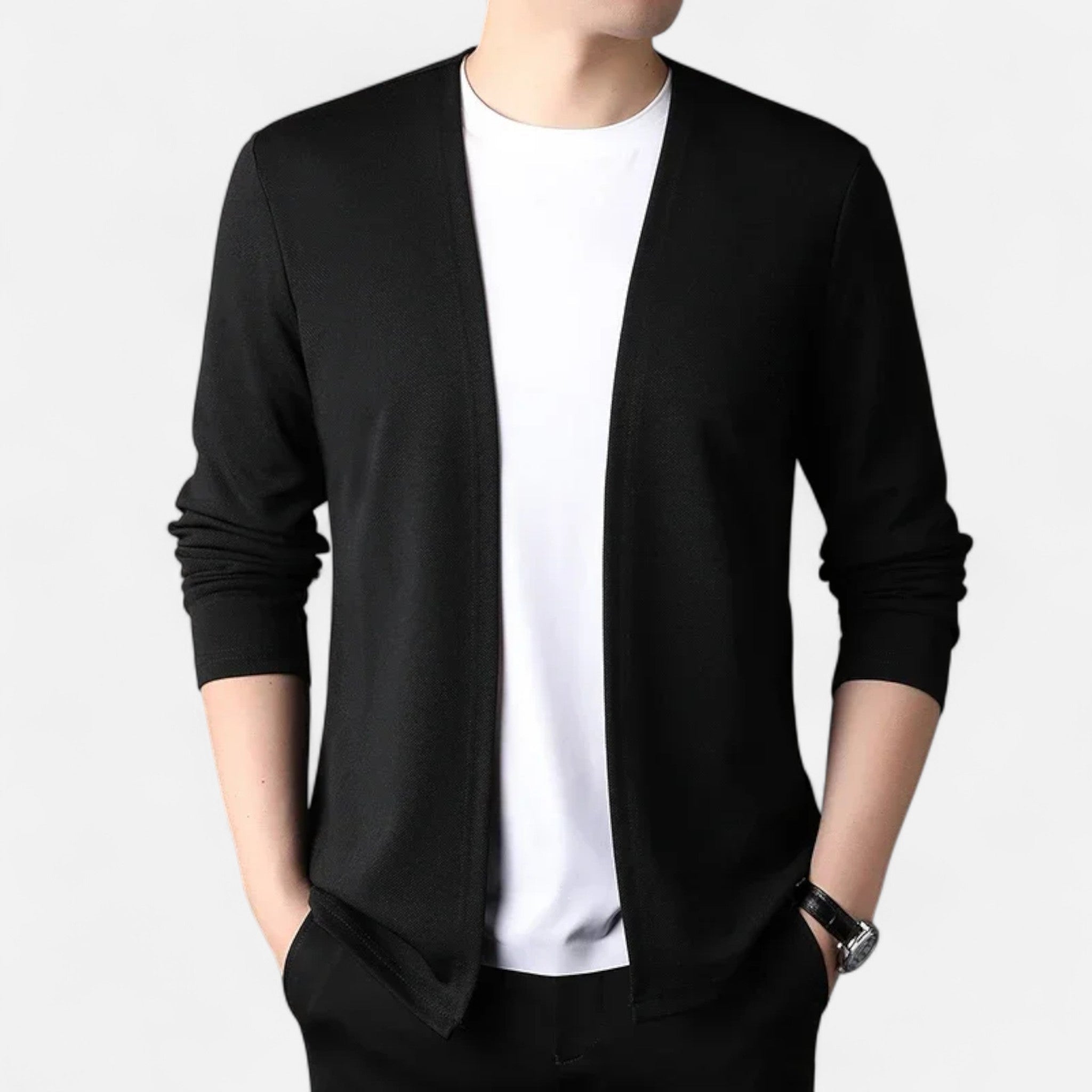 Modero | Cape-cardigan homme à manches longues