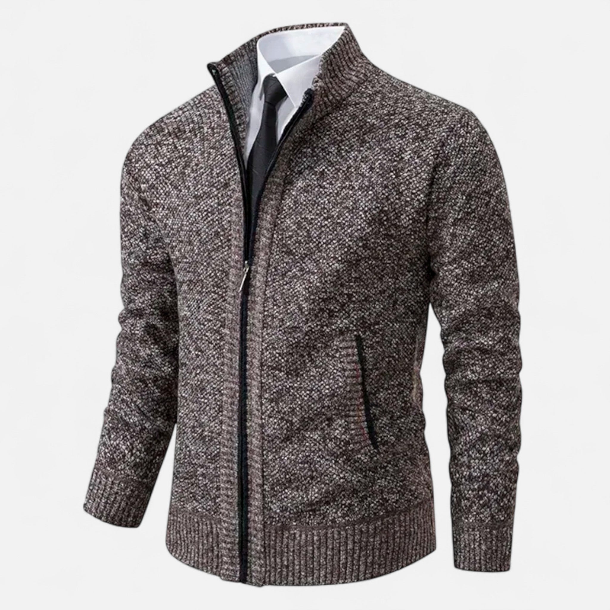 Modero | Gilet zippé homme, col montant ou à capuche