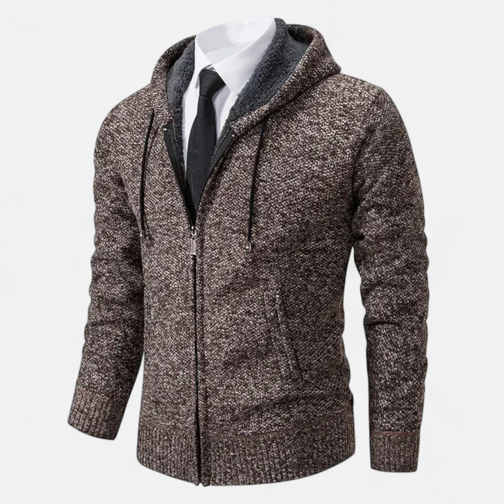 Modero | Gilet zippé homme, col montant ou à capuche