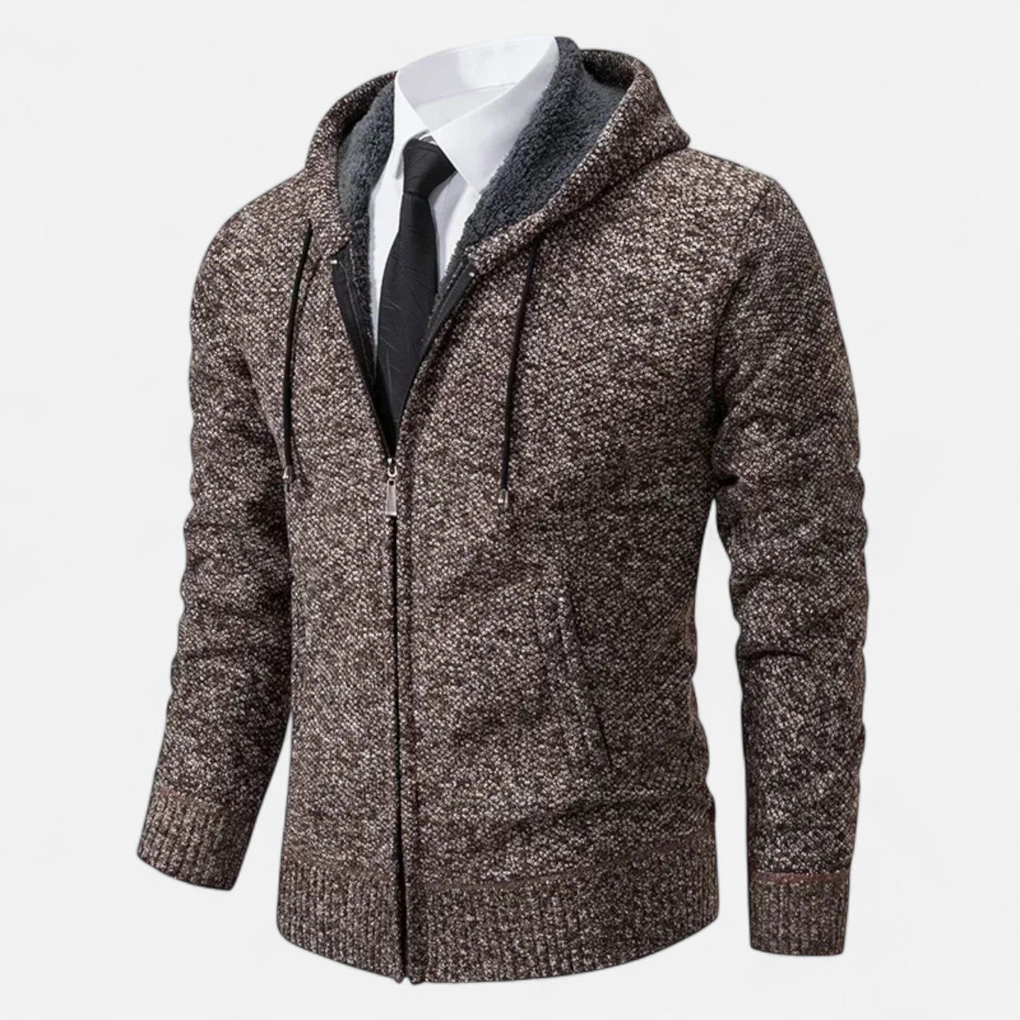 Modero | Gilet zippé homme, col montant ou à capuche