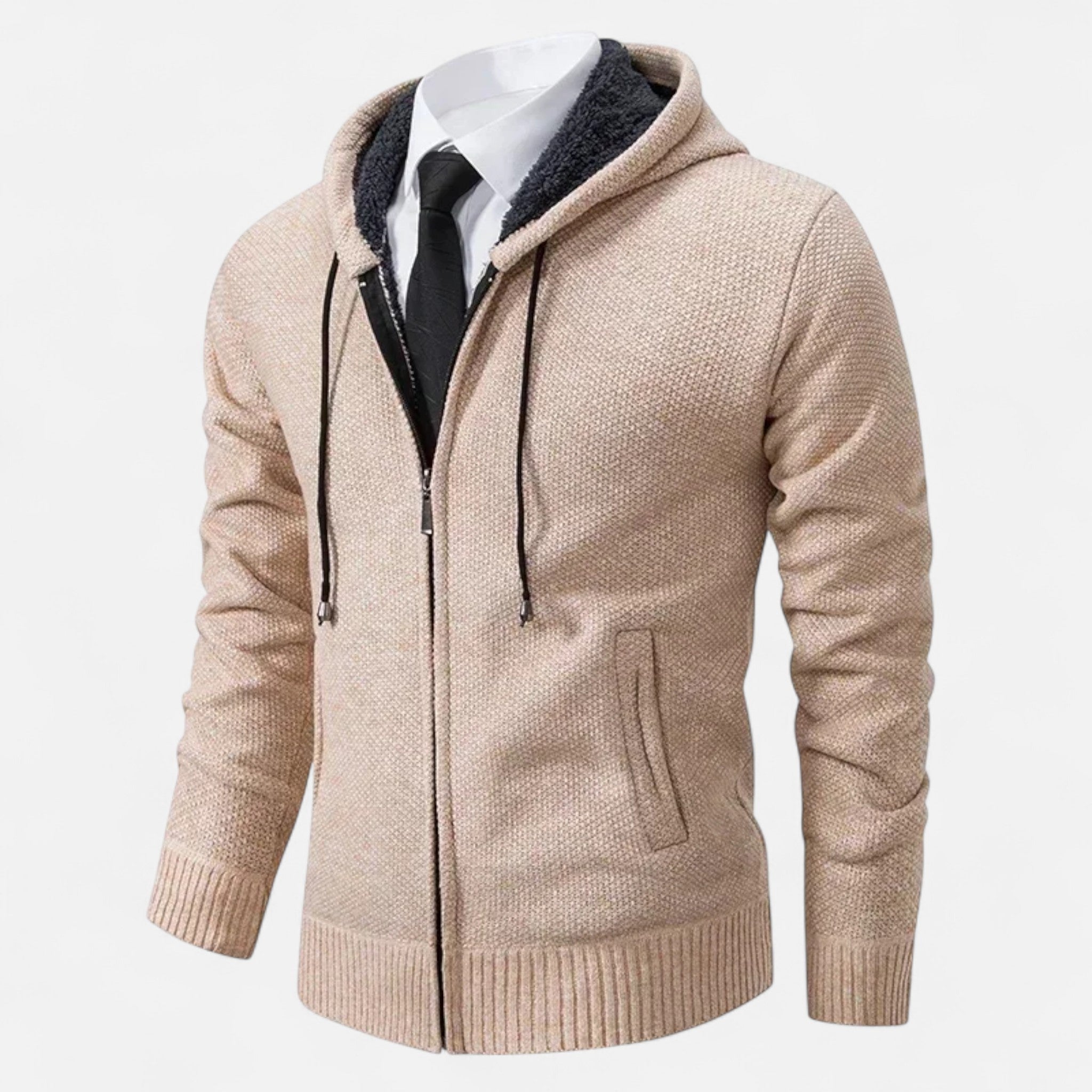 Modero | Gilet zippé homme, col montant ou à capuche