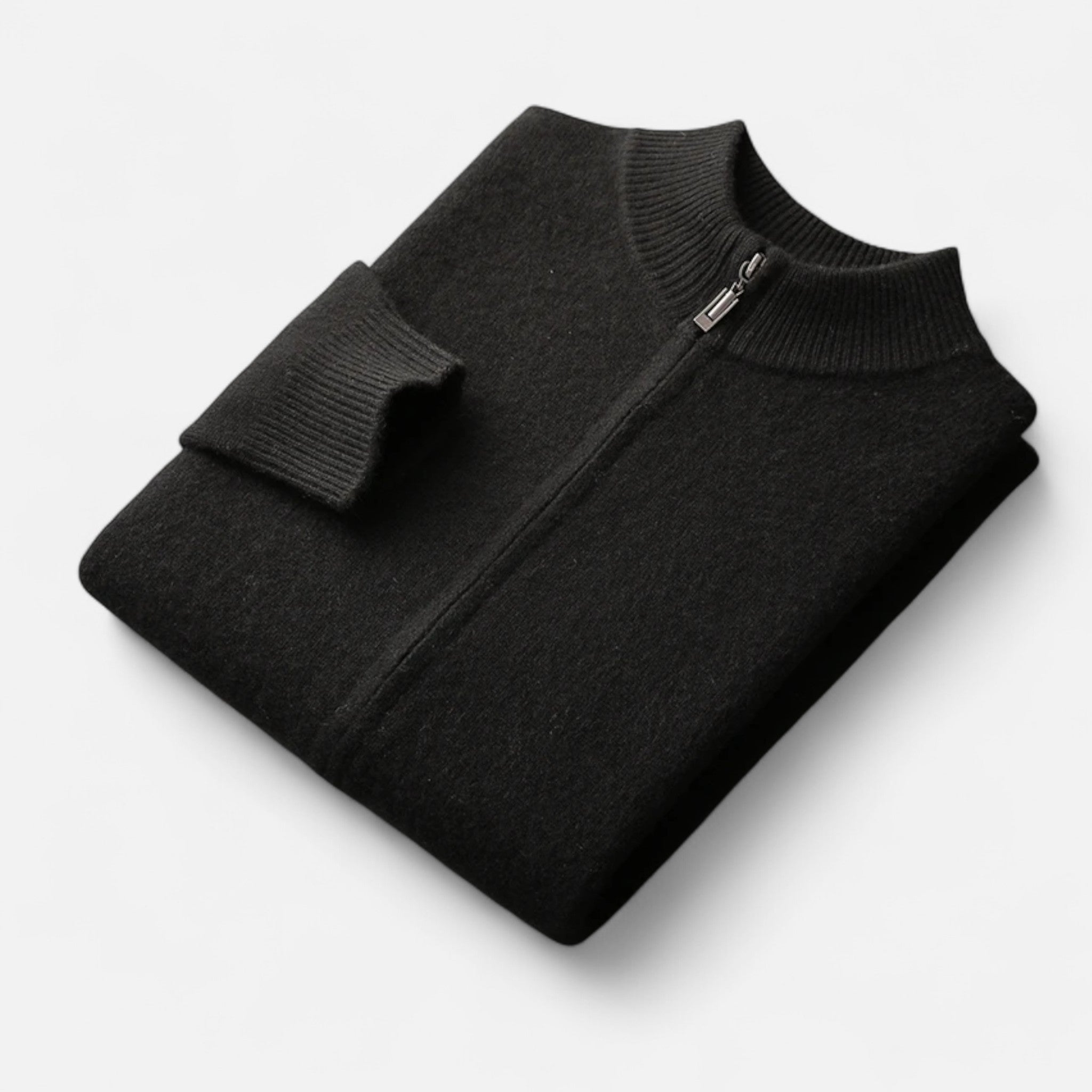 Modero | Cardigan zippé homme en maille fine