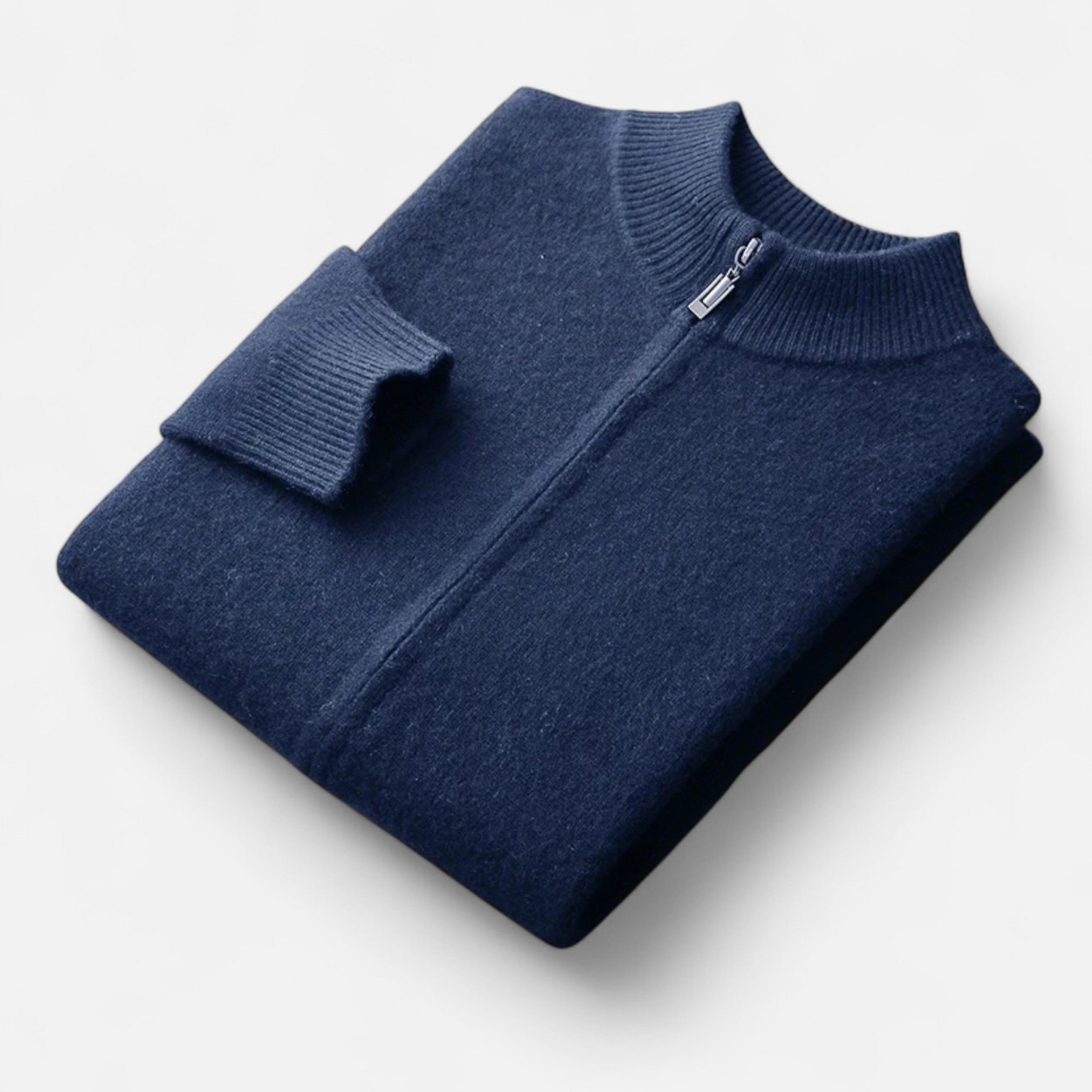 Modero | Cardigan zippé homme en maille fine