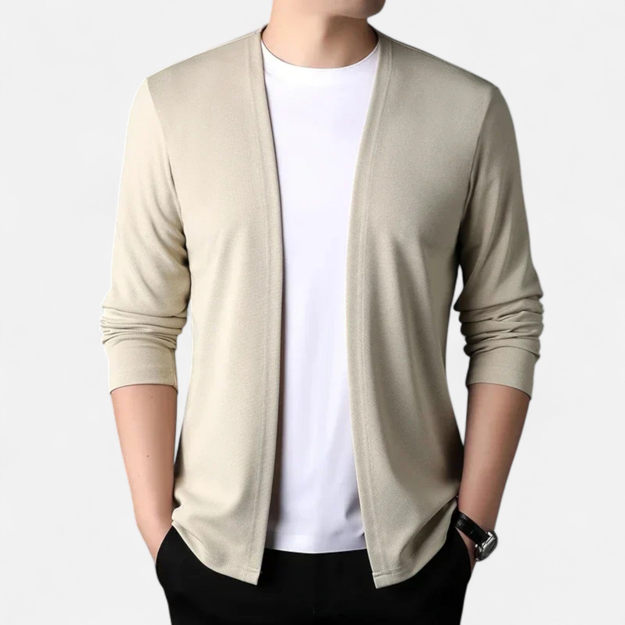 Modero | Cape-cardigan homme à manches longues