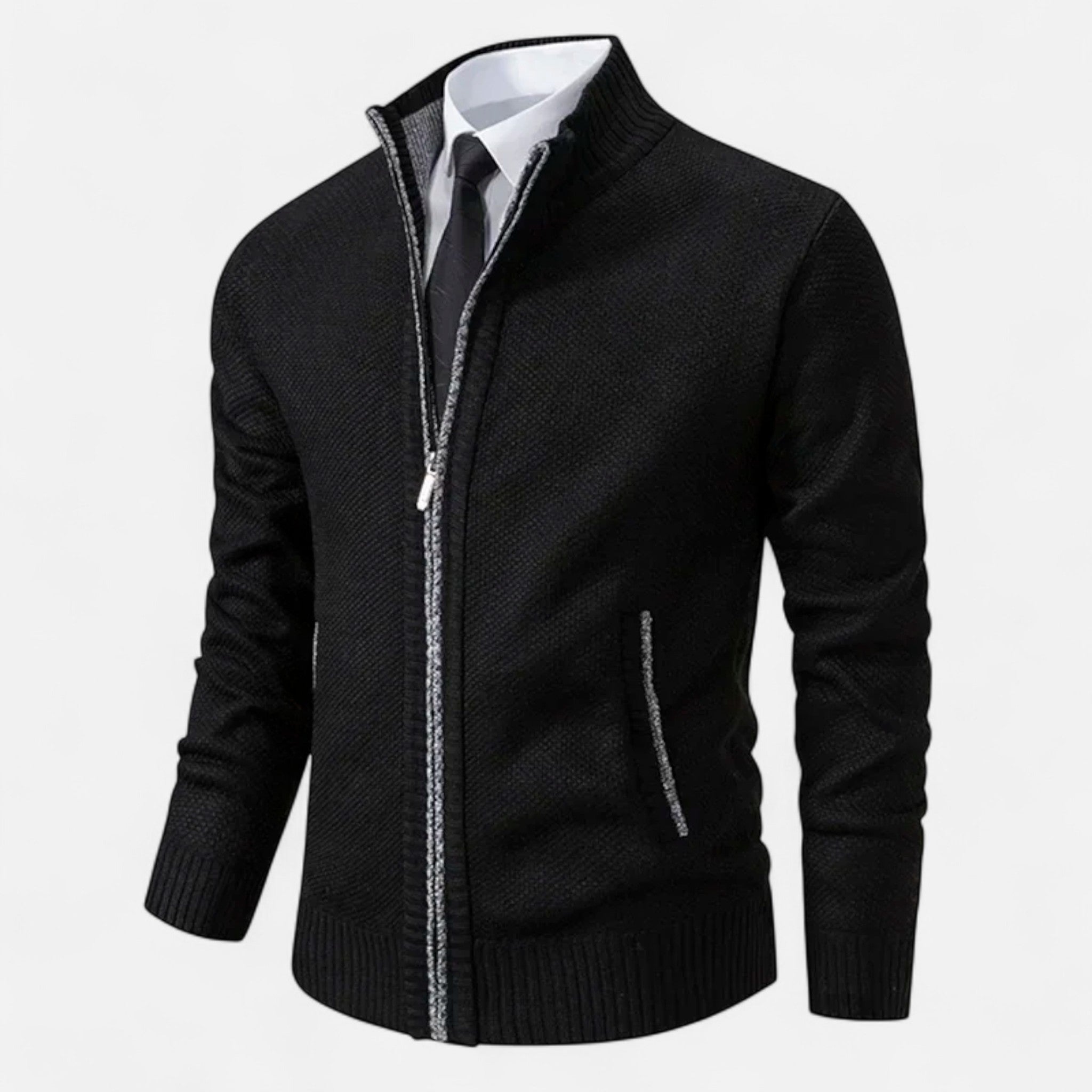 Modero | Gilet zippé homme, col montant ou à capuche