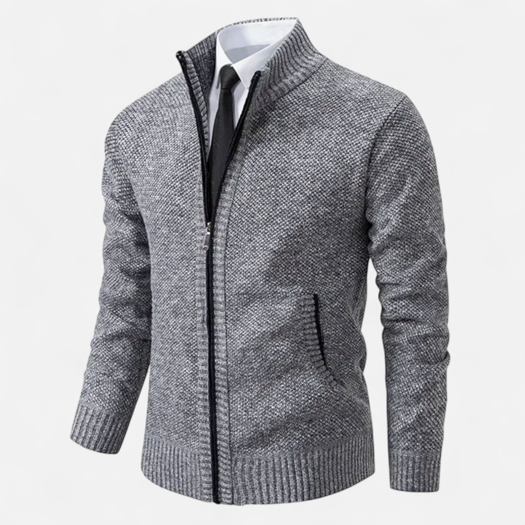 Modero | Gilet zippé homme, col montant ou à capuche