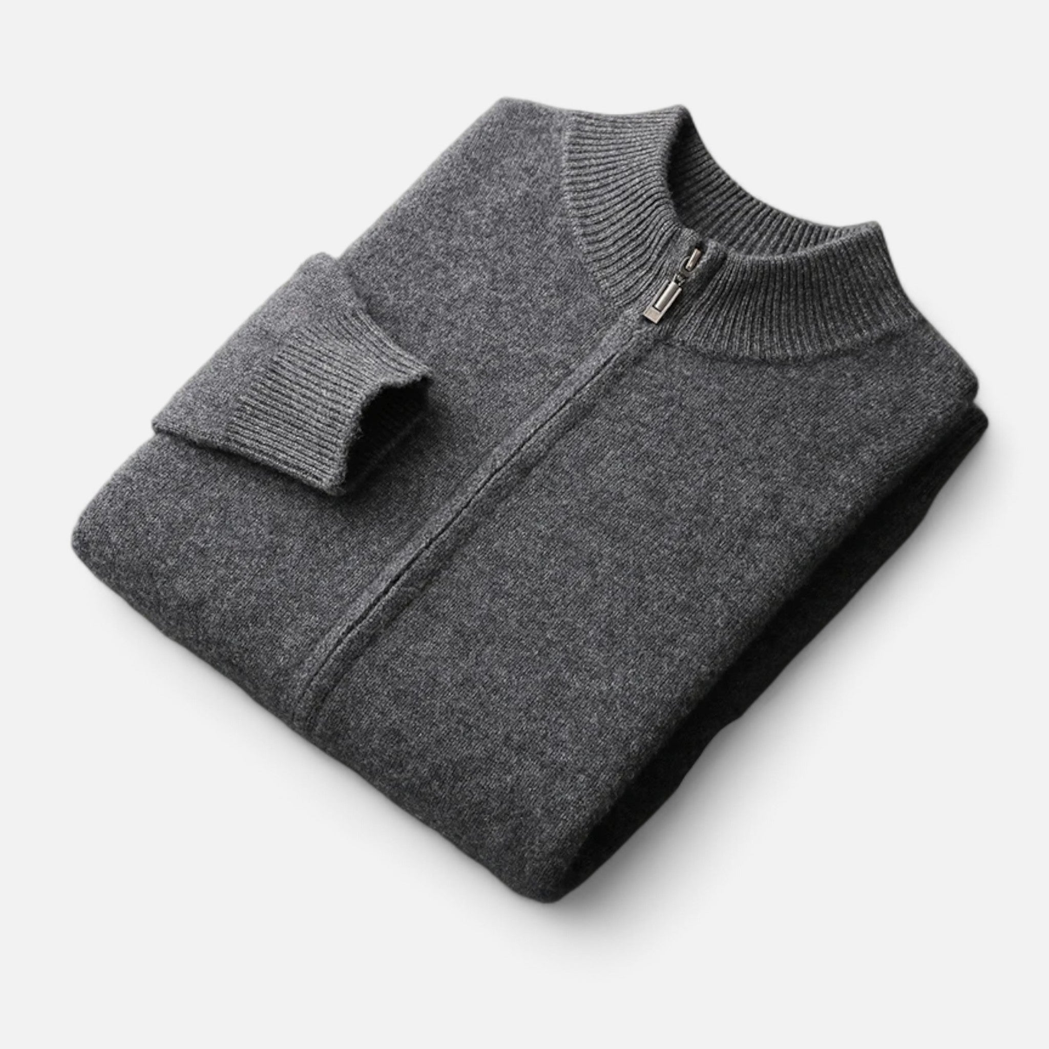 Modero | Cardigan zippé homme en maille fine