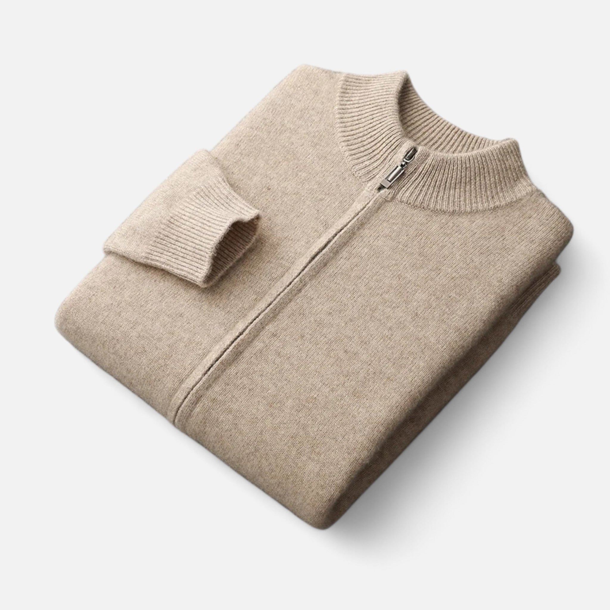 Modero | Cardigan zippé homme en maille fine